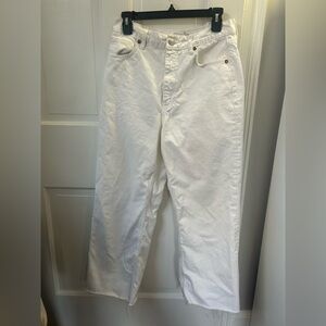 Zara White Jeans Size 8